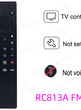 适用于TCL电视机遥控器  RC813A FMB8  FMBB FM88