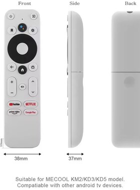 适用googletv谷歌/Onn家用蓝牙语音红外电视遥控器G9N9N直销