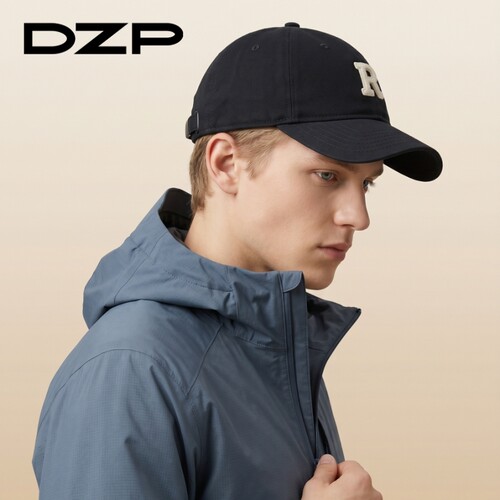 DZP 简约字母标棒球帽男日系百搭大头围不勒头休闲帽子