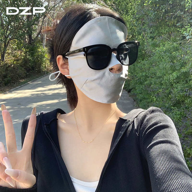 防晒面罩脸基尼DZP真丝女夏季