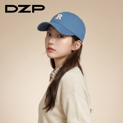 DZP 潮流 R 字母棒球帽男女春夏透气舒适百搭显瘦遮阳帽子