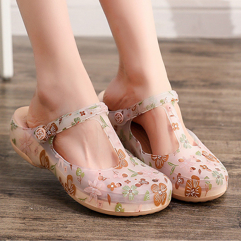 專櫃正品VEBLEN洞洞鞋女防滑沙灘鞋包頭坡跟果凍鞋涼拖鞋夏季清倉在類目 女鞋, 拖鞋中 - 來自Buy2taobao.com提供專業的淘寶代購服務