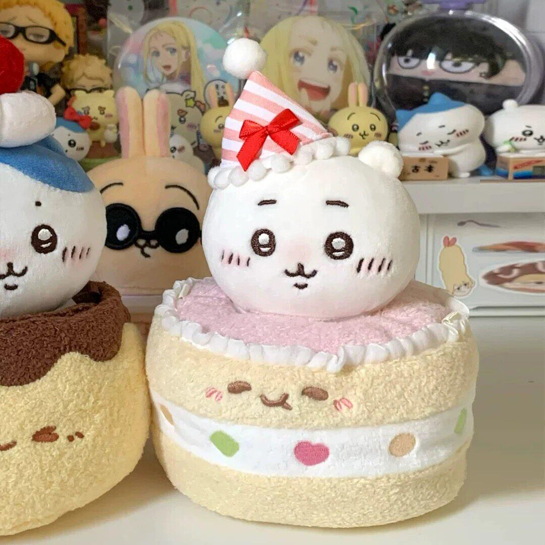 日本焦糖布丁吉伊卡哇生日蛋糕布丁小八乌萨奇吉伊玩偶生日礼物女