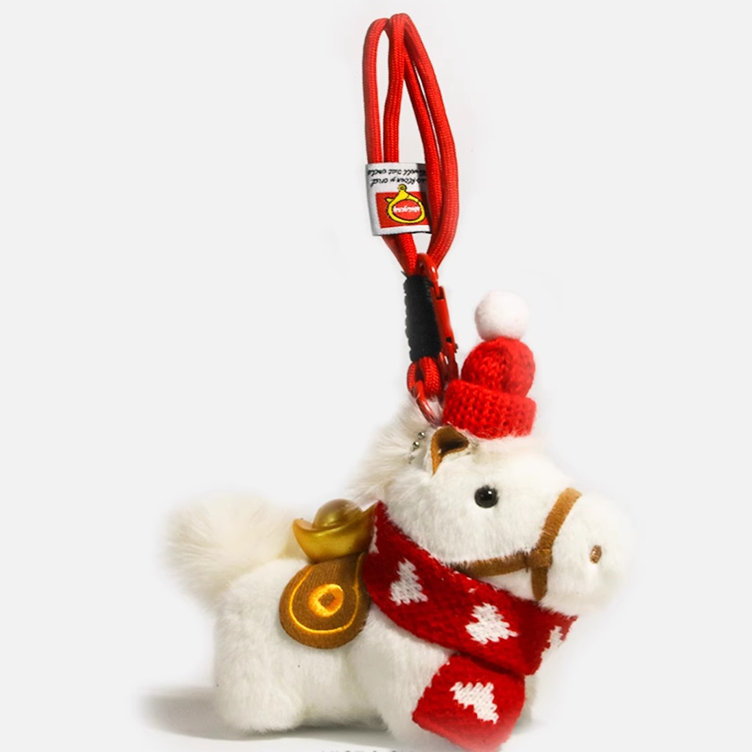 山吉圣诞小马书包包挂件