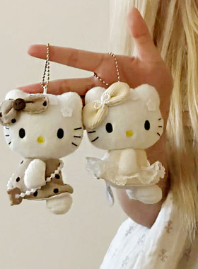 日本中古kitty凯蒂猫helloKT猫包包挂件公仔饰品书包挂饰生日礼物