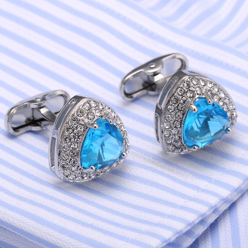 优质法式衬衫袖口扣镶钻