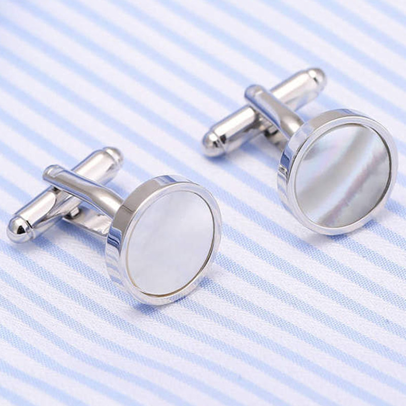 酷立袖扣精美贝壳婚纱摄影