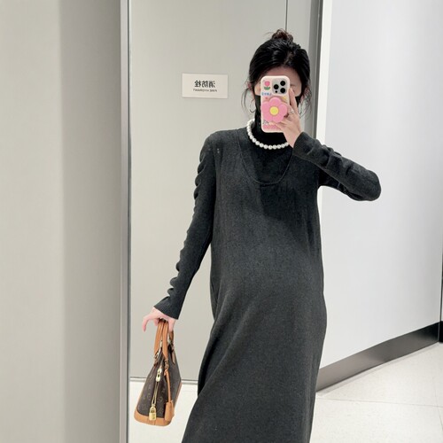 法式优雅甜美气质孕妇套装裙