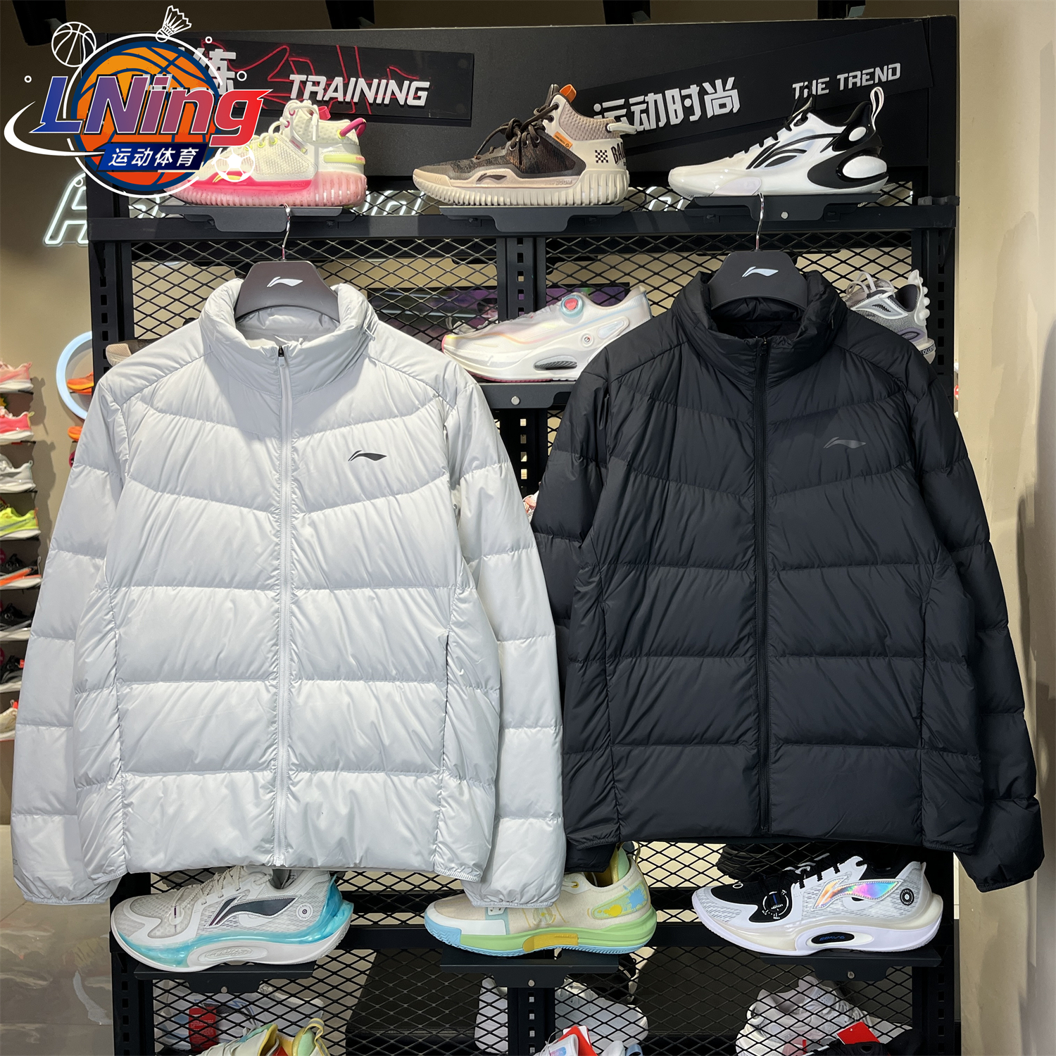 李宁2025冬季新款男士羽绒服