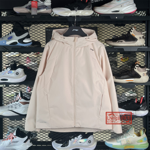 李宁女子防泼水防晒运动风衣