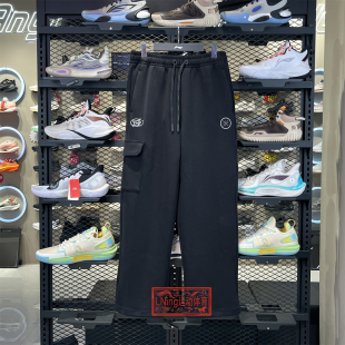 舒适休闲运动长裤 李宁男子卫裤 韦德系列时尚 新品 AKLW335 2026春季