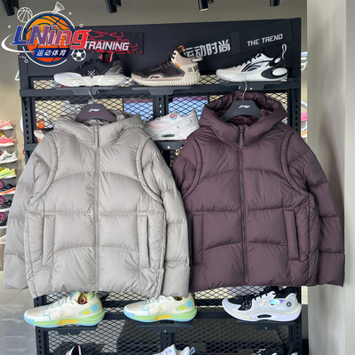 李宁2025年冬季新款轻薄羽绒服