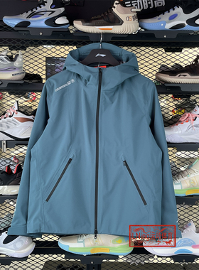 李宁户外CF溯万龙甲黑龘2026新款男子防暴风雨单层冲锋衣AEMW003