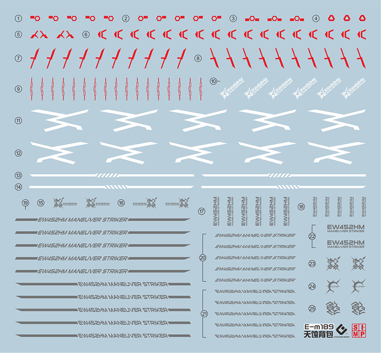 EVO-189水贴mg天蚀背包机械强袭
