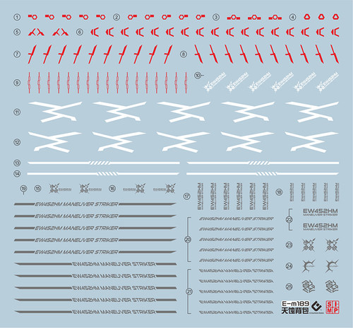 EVO-189水贴mg天蚀背包机械强袭