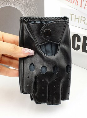 炫酷JK哥特朋克皮手套