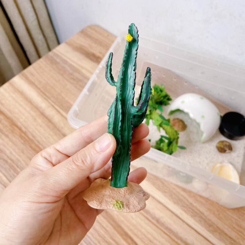 仿真植物 迷你小椰树 水族鱼缸饲养箱装饰 两栖爬宠鸣虫造景摆设