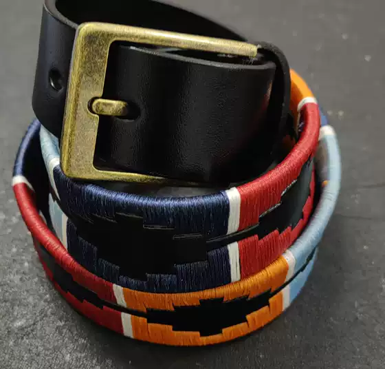 Handmade Leather Belt, Equestrian Belt.