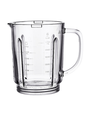 美的破壁机料理机MJ-BL10S11/BL1021S/WBL1022S配件加热玻璃杯体