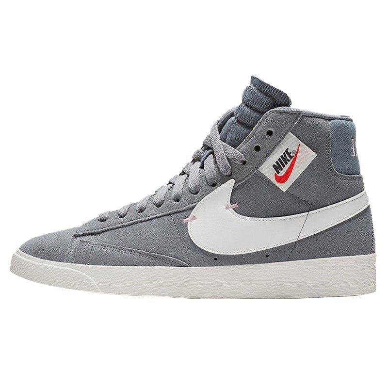 nike耐克女鞋运动鞋blazer mid开拓者休闲高帮耐磨板鞋bq4022-004