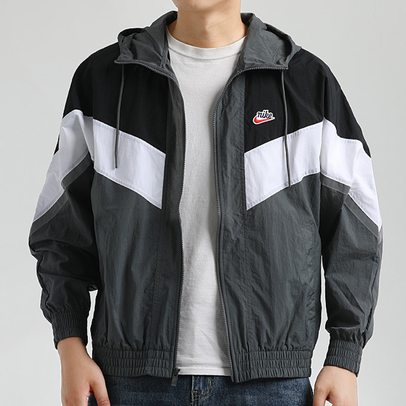 nike耐克男装2022秋季官网旗舰正品连帽上衣夹克外套男cz0782-068