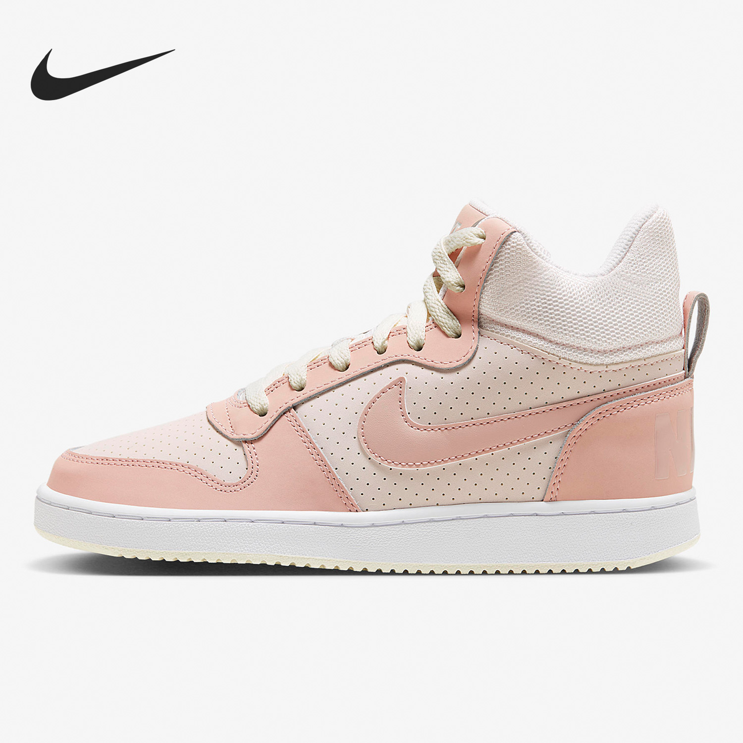 nike耐克女鞋新款court borough运动鞋高帮休闲鞋板鞋fb7174-661