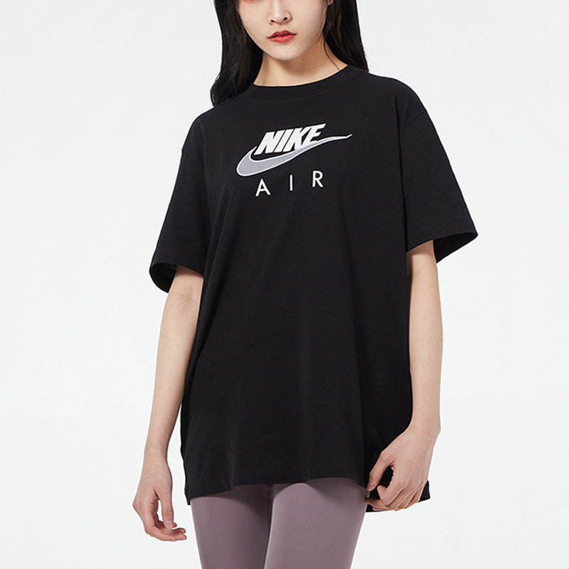 nike耐克短袖女装运动服透气休闲宽松圆领半袖上衣t恤cz8615-010