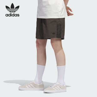 跑步休闲运动短裤 Adidas阿迪达斯三叶草男女裤 2023夏季 新款 IB5044