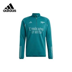 Adidas阿迪达斯卫衣男2023新款运动服休闲立领半拉链套头衫HZ2207