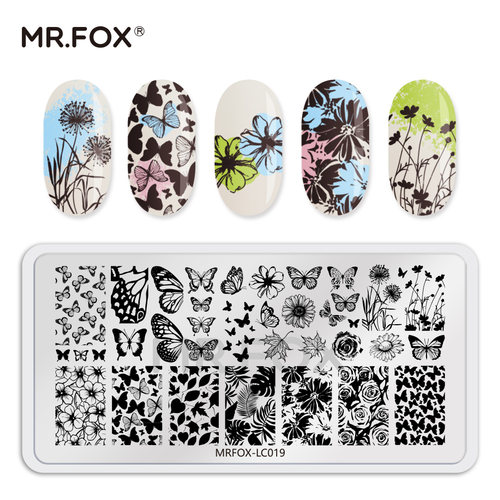 mr.fox狐狸先生兔子美甲印花模板