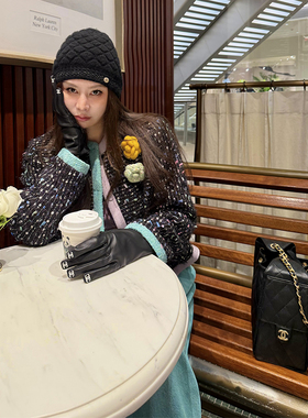 tingtings2/2PM20点【香榭晚宴】高级感撞色小香风外套女新款上衣