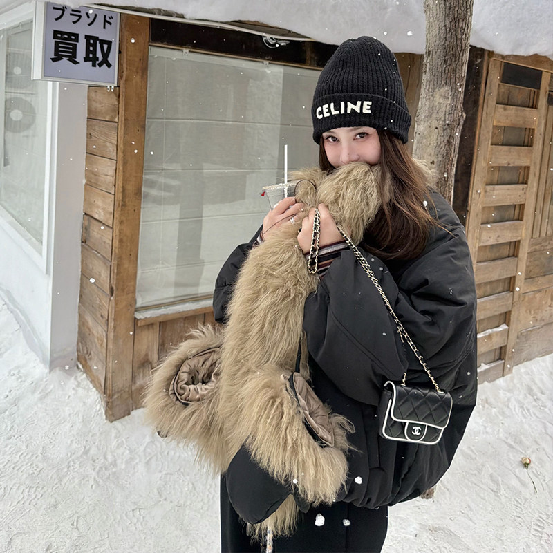 tingtings 1/20PM20点【轻绒欧包】90白鹅绒羽绒服外套女羊毛毛领,女装/女士精品,羽绒服,淘宝优惠券,粉丝福利购,淘宝优惠卷