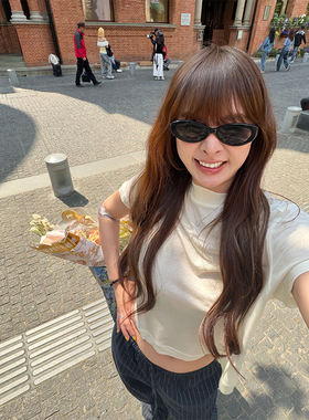 tingtings5/4PM20点【私服日常】短袖t恤女ROW天丝羊毛蝙蝠衫上衣