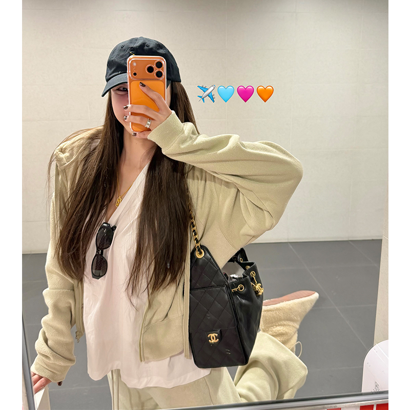 tingtings 慵懒好看加绒卫衣套装女冬装加厚运动外套裤子休闲卫裤