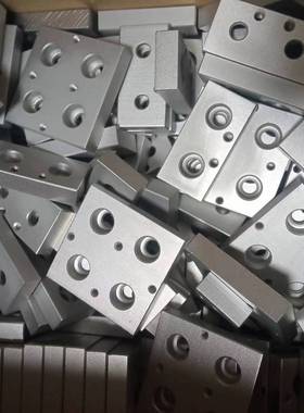 60616063铝合金板激光切割铣床沉头打孔加工喷砂阳极氧化来图来样