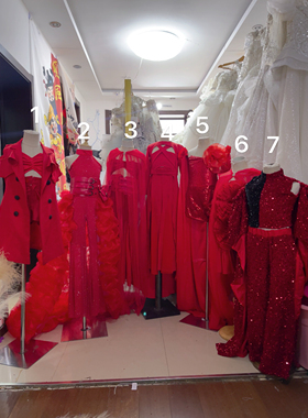 出租出售流筑2025新款重工潮服红色夏季炸街时尚潮流百搭女童走秀