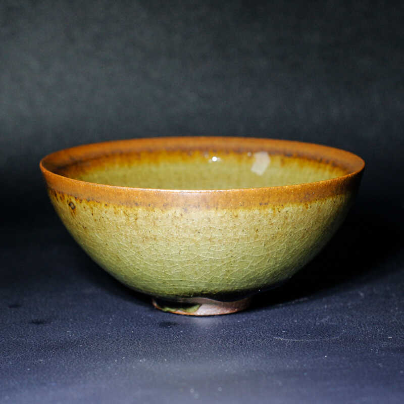 垚山非遗茶沫束口纯手工建盏主人杯茶杯陶瓷茶盏杯品茗杯茶具茶杯