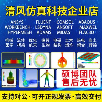 ANSYS代做/ABAQUS/Fluent/maxwell/comsol/Adams/Icepak仿真