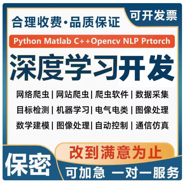 matlab代码编写智能算法路径规划数学建模帮做python深度学习