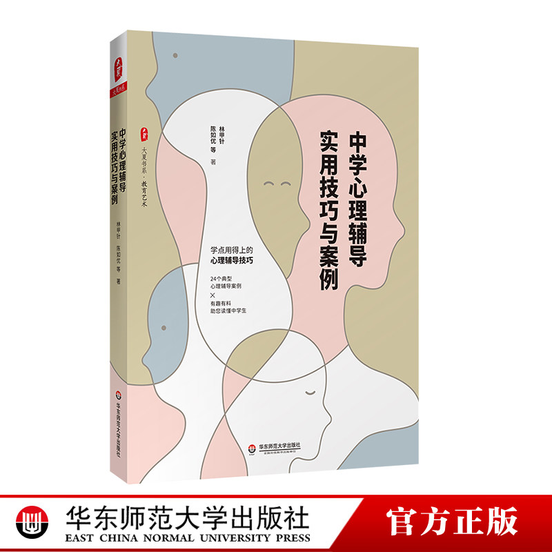 中学心理辅导实用技巧与案例 大夏书系 教育艺术 林甲针 24个典型心理辅导案例 正版 华东师范大学出版社