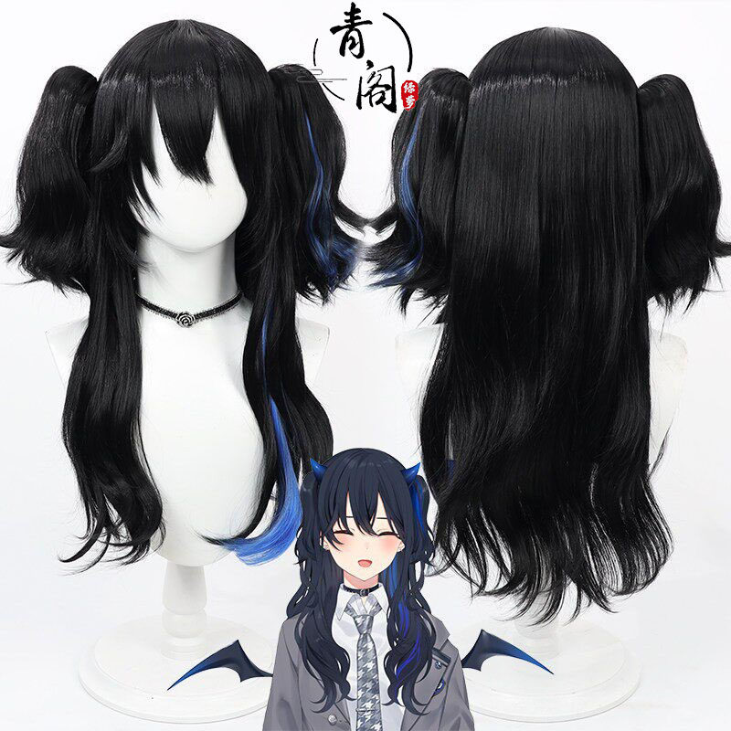青阁  虚拟主播VTuber 一之濑丽cos假发团体VSPO分体双马尾