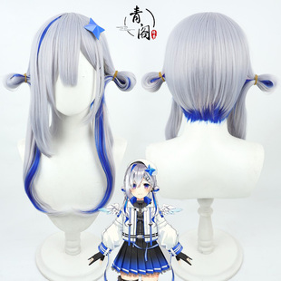 【青阁】hololive四期生天音彼方工作服cos假发YouTube 有头饰