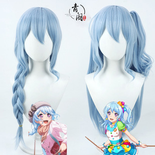 【青阁】梦想协奏曲 松原花音cos假发BanG Dream!微卷搭虎口夹