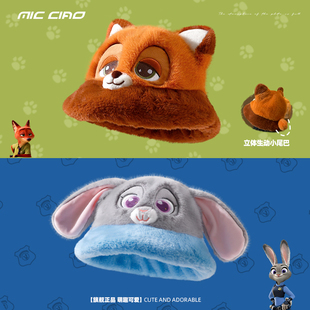 火狐狸尼克帽子女2025新款冬季加厚保暖防寒毛绒盆帽显脸小渔夫帽