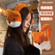 可爱小狐狸毛绒耳罩女冬季 2025新款 保暖骑车防冻护耳套耳包耳捂子