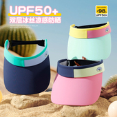 儿童防晒帽夏季 户外运动空顶棒球帽紫外线2024新款 男女童遮太阳帽