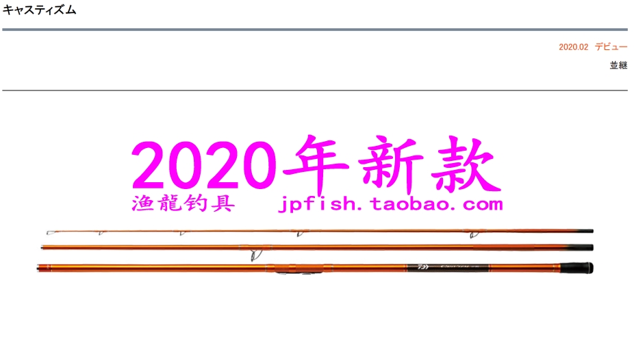 CASTIZM并继远投竿DAIWA