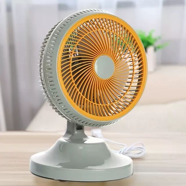 台式小风扇静音家用床头电风扇学生宿舍摇头扇桌面迷你电扇插电式