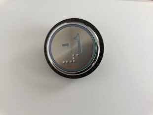 施塔德电梯配件申龙KA313 开孔37 按钮梅轮双插双光美迪斯ROK3132