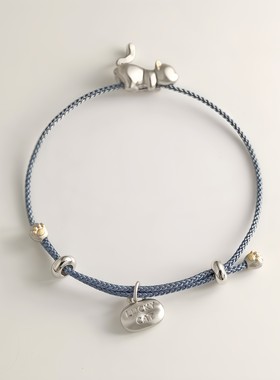 2026原创首饰猫咪抱抱喵星人创意清新简约好运手绳包邮